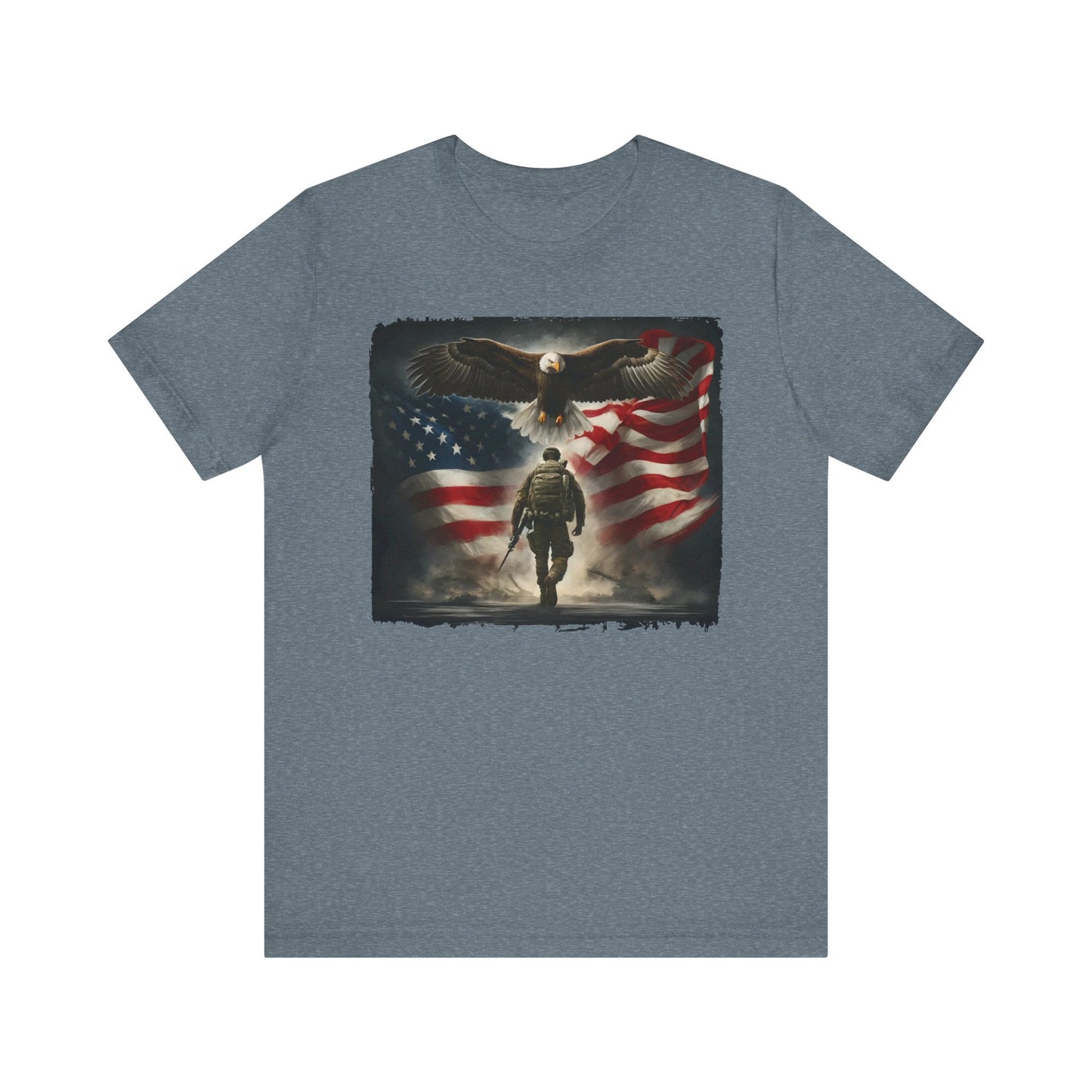 Soldier w/ Eagle & Flag Memorial Day Tee