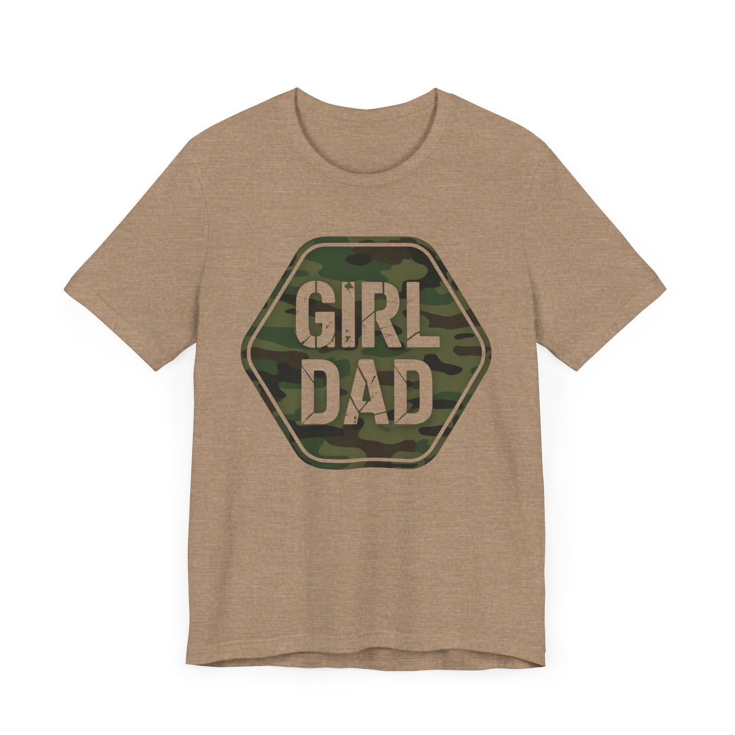 Girl Dad Camo Tee - Perfect for Father's Day, Dad Gifts, Military Family, Casual Wear, Outdoors