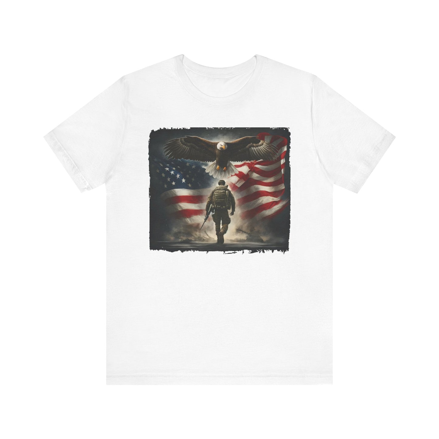 Soldier w/ Eagle & Flag Memorial Day Tee