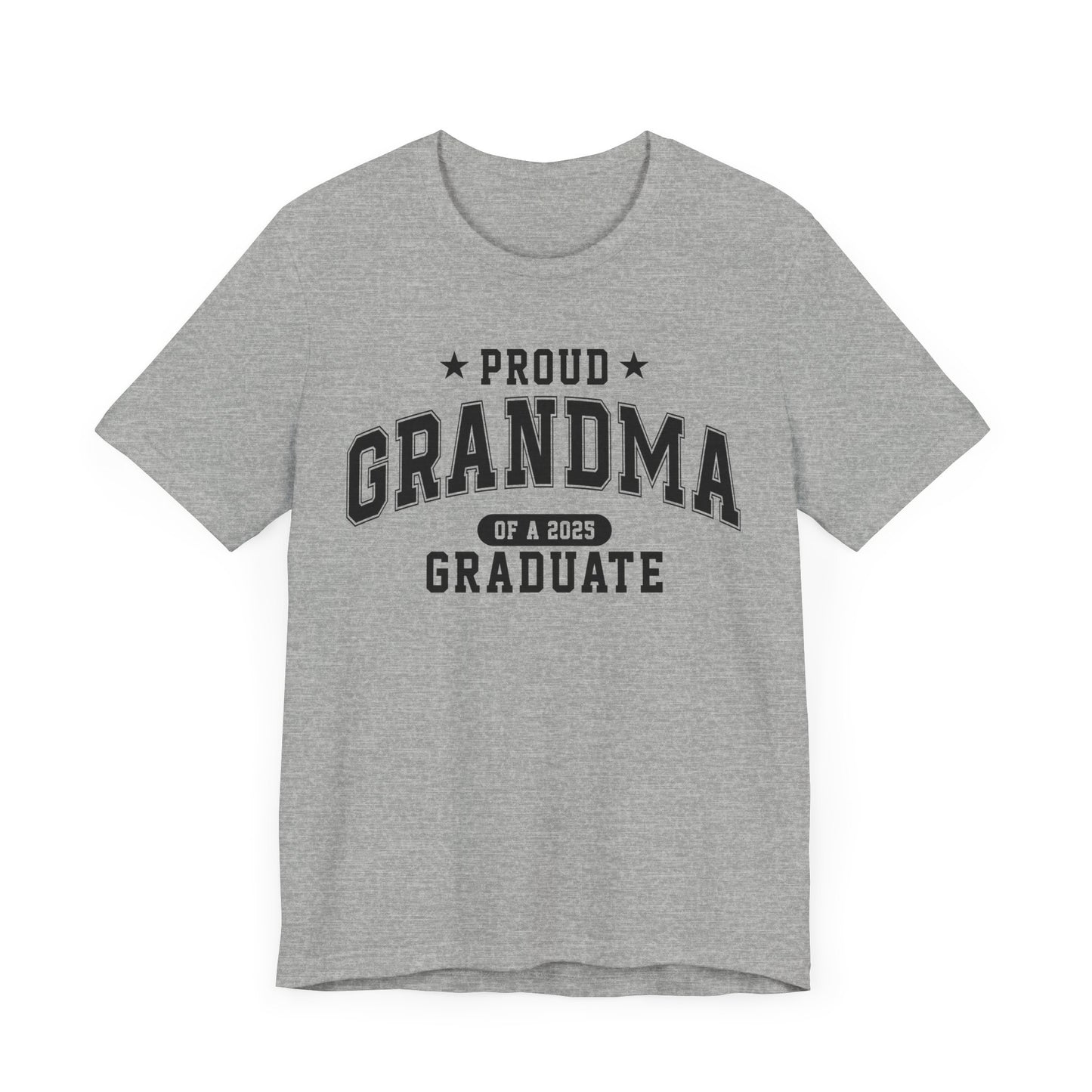 Proud Grandma Graduation Tee, Cute Graduation Gift, Unisex Short Sleeve Shirt, Family Celebration Apparel, Grandparent Pride T-Shirt