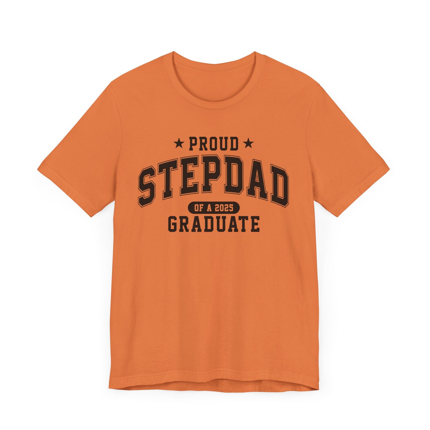 Proud Stepdad Graduation Tee, Cute Graduation Gift, Unisex Short Sleeve Shirt, Family Celebration Apparel, Step Parent Pride T-Shirt