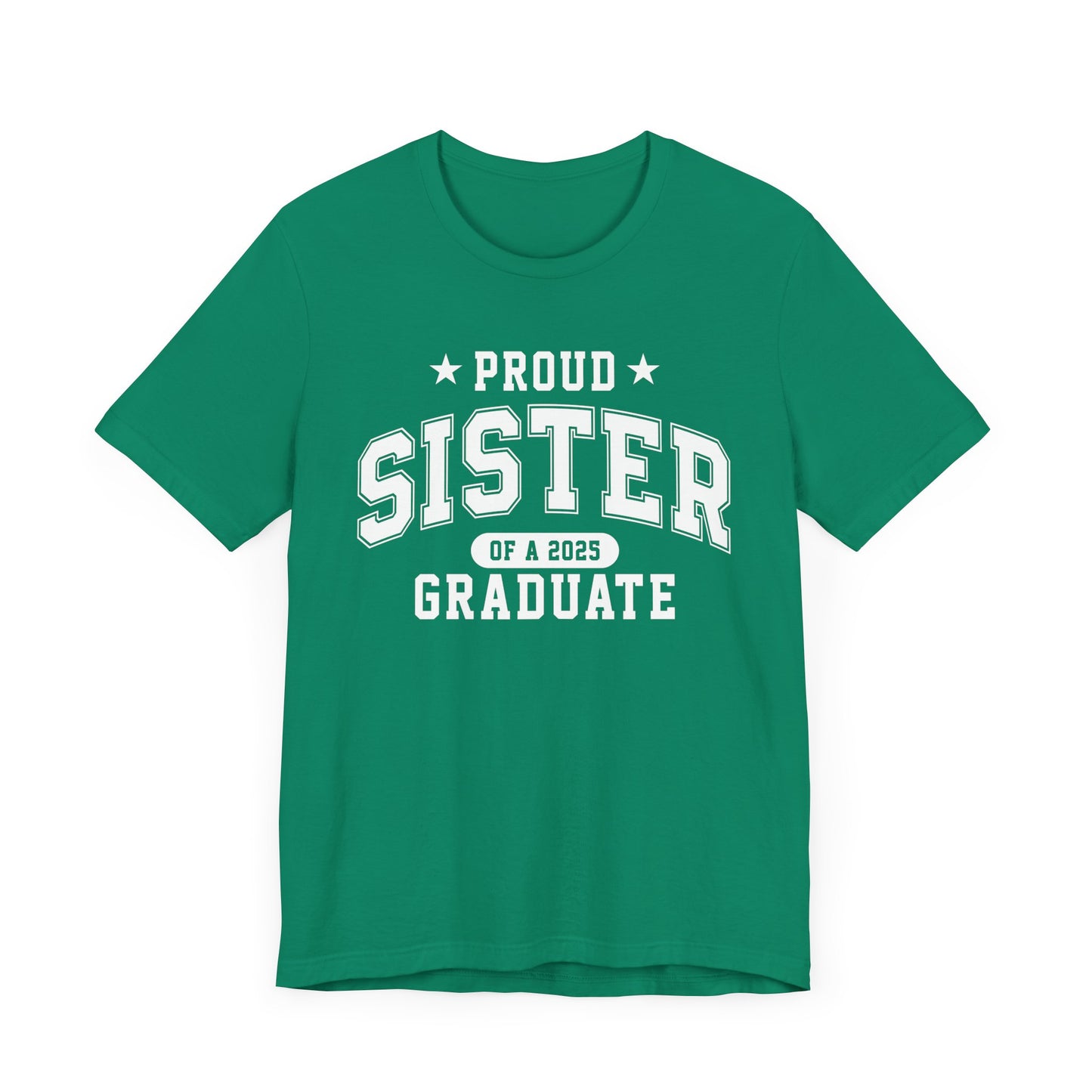 Proud Sister Graduation Tee, Cute Graduation Gift, Unisex Short Sleeve Shirt, Family Celebration Apparel, Sibling Pride T-Shirt