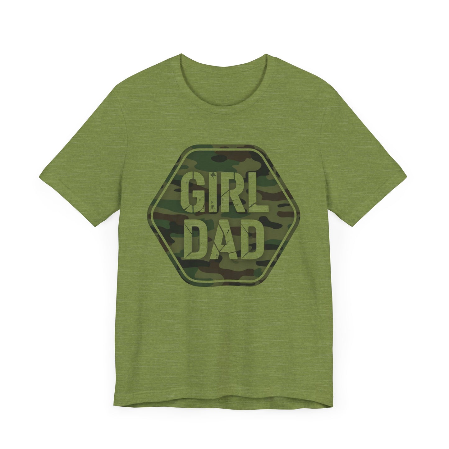 Girl Dad Camo Tee - Perfect for Father's Day, Dad Gifts, Military Family, Casual Wear, Outdoors