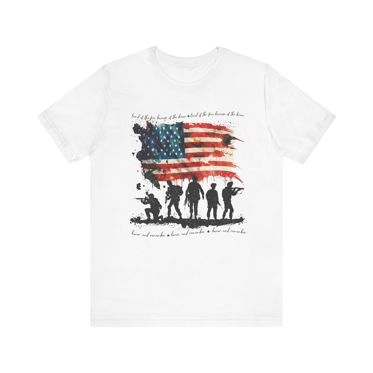 Soldiers and Flag Memorial Day Tee