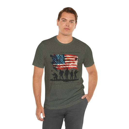Soldiers and Flag Memorial Day Tee