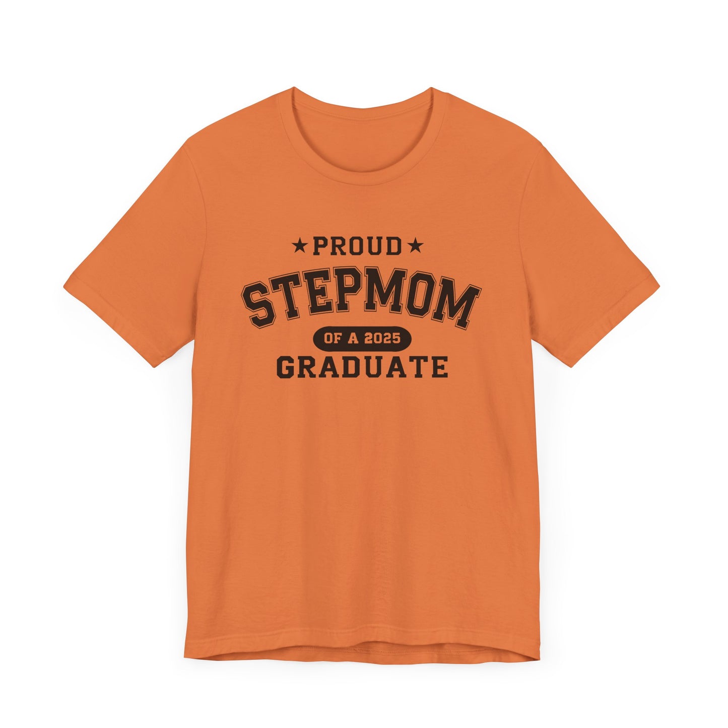 Proud Stepmom Graduation Tee, Cute Graduation Gift, Unisex Short Sleeve Shirt, Family Celebration Apparel, Step Parent Pride T-Shirt