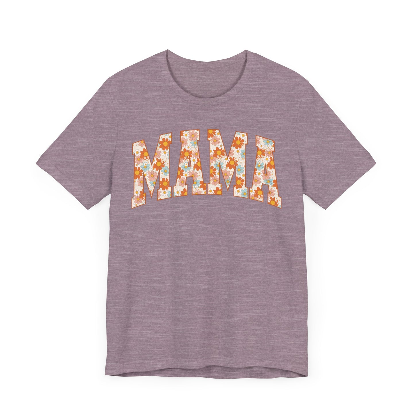 Vintage Floral Mama Tee, Gift for Moms, Casual Summer Top, Boho Style Apparel, Unique Mother's Day Gift