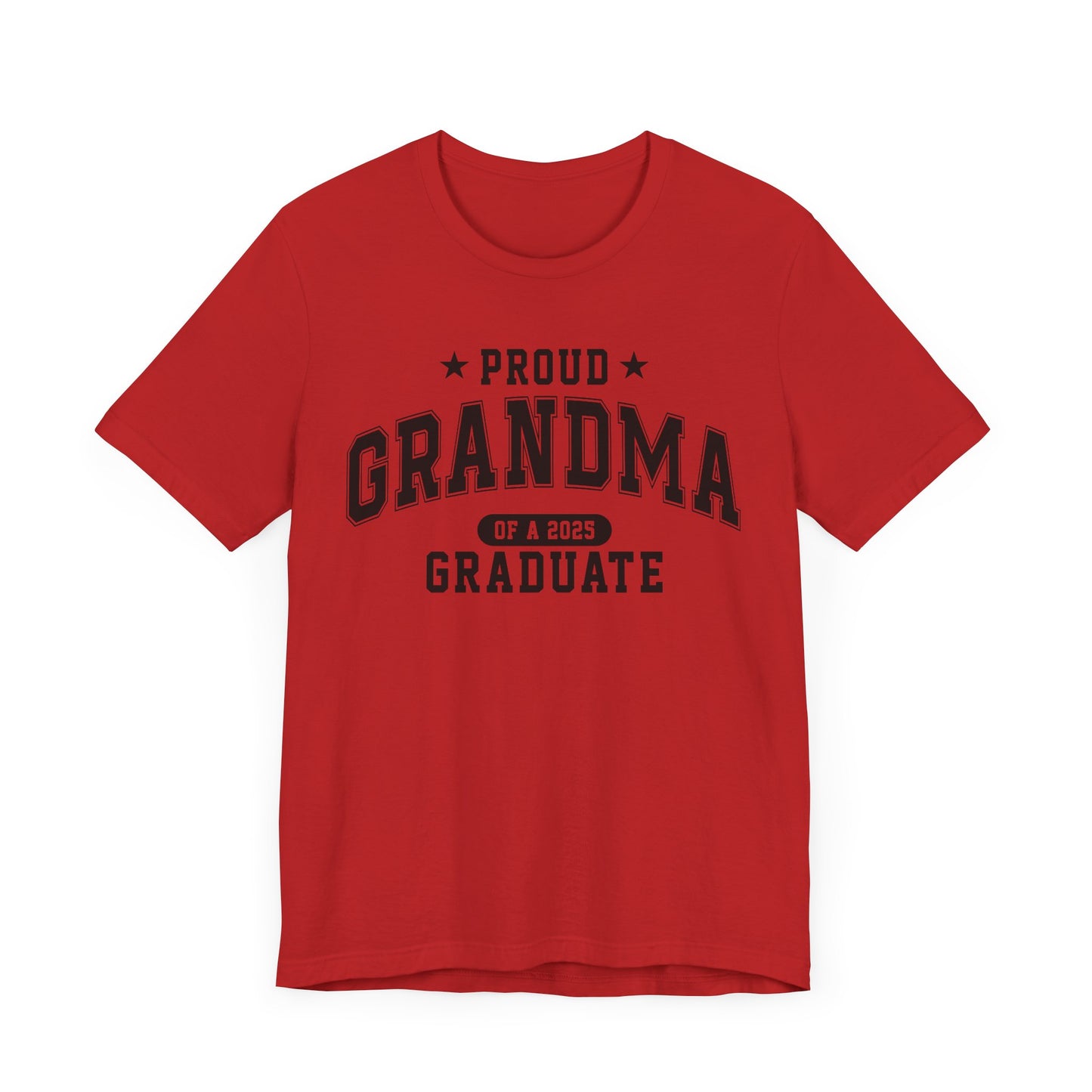 Proud Grandma Graduation Tee, Cute Graduation Gift, Unisex Short Sleeve Shirt, Family Celebration Apparel, Grandparent Pride T-Shirt