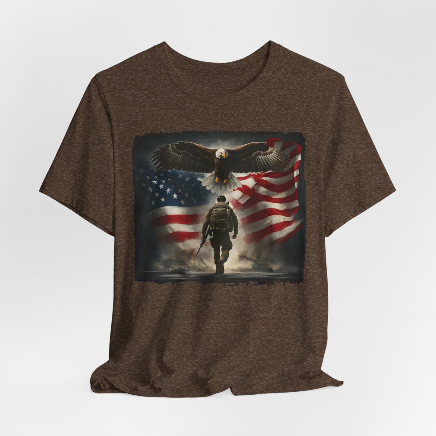 Soldier w/ Eagle & Flag Memorial Day Tee