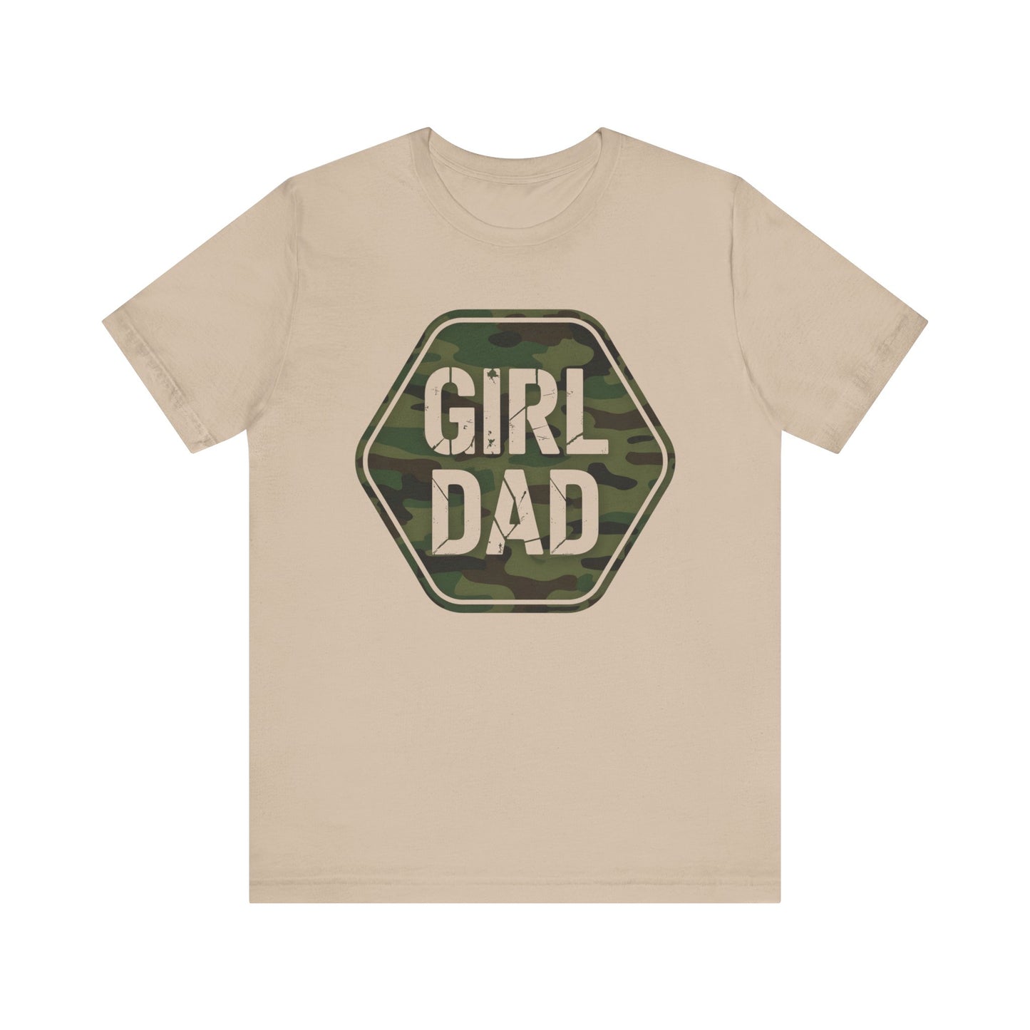 Girl Dad Camo Tee - Perfect for Father's Day, Dad Gifts, Military Family, Casual Wear, Outdoors