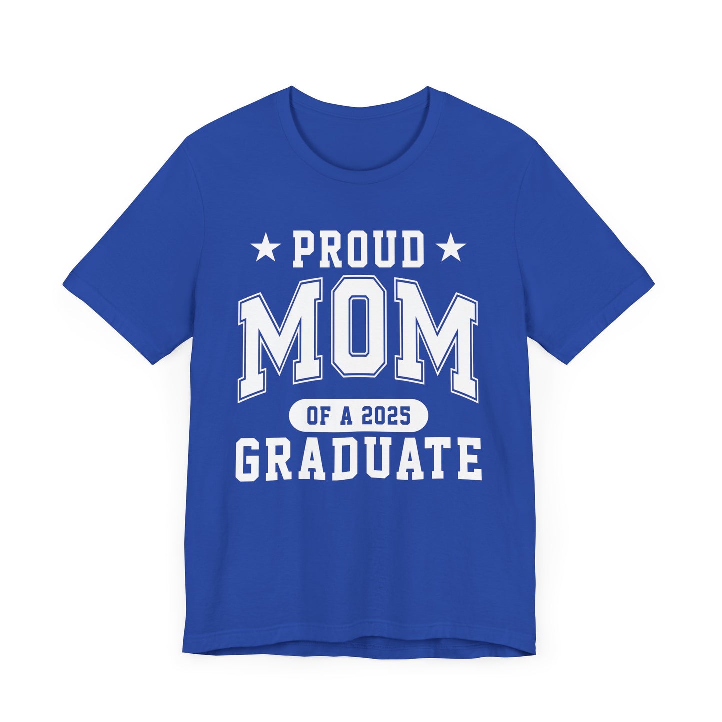 Proud Mom Graduation Tee, Cute Graduation Gift, Unisex Short Sleeve Shirt, Family Celebration Apparel, Step Parent Pride T-Shirt