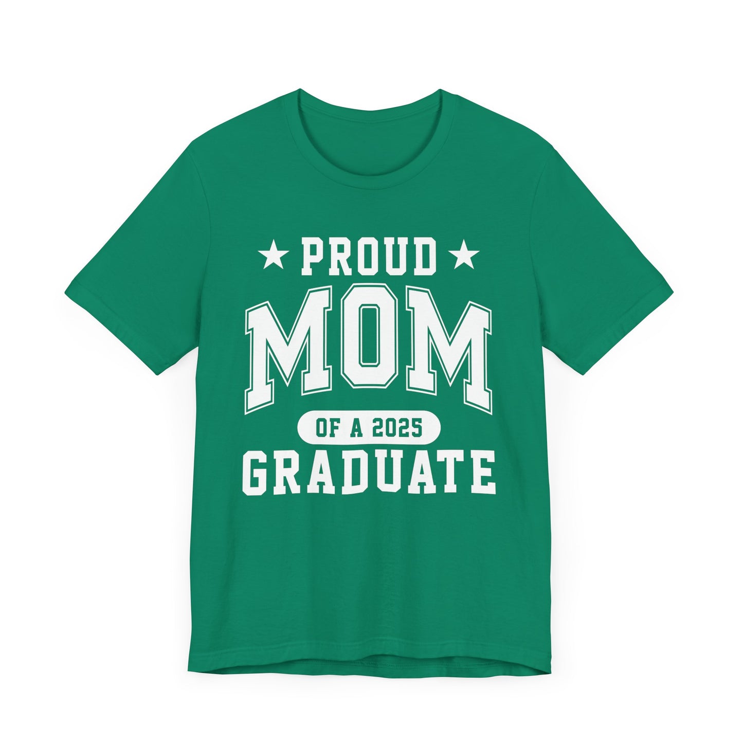 Proud Mom Graduation Tee, Cute Graduation Gift, Unisex Short Sleeve Shirt, Family Celebration Apparel, Step Parent Pride T-Shirt